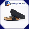 Verão estilo popular Men PU Soft Slipper